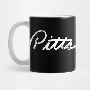 Pittsburgh Cursive Mug